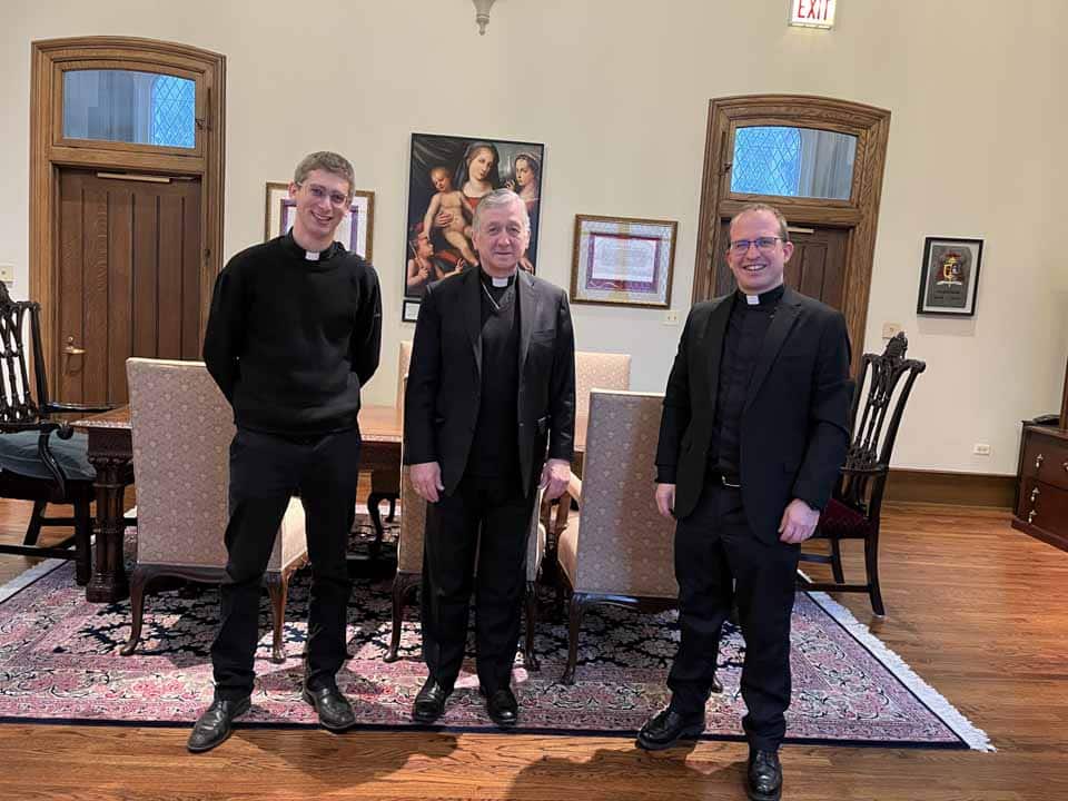Archidiocèse de Chicago, avec le cardinal Cupich, 12 décembre 2022 (C) sanctuaire Montligeon