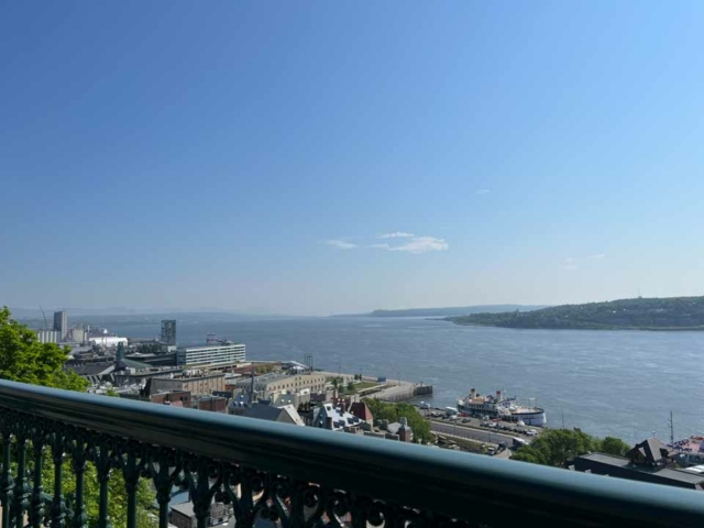 Le fleuve Saint-Laurent vu depuis Québec
