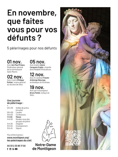 En novembre, que faites-vous pour vos défunts ? 5 pèlerinages de la Toussaint pour prier pour nos défunts du 1er au 19 novembre 2023