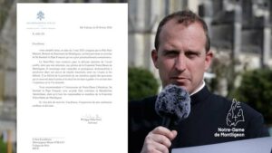 Le pape François accorde sa bénédiction apostolique aux membres de la Fraternité de Montligeon