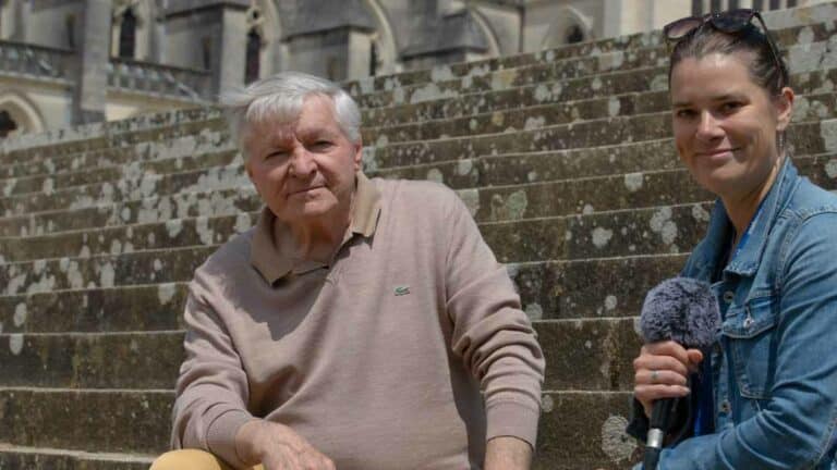Daniel pendant la Halte Deuil du Sanctuaire Notre-Dame de Montligeon en juin 2025