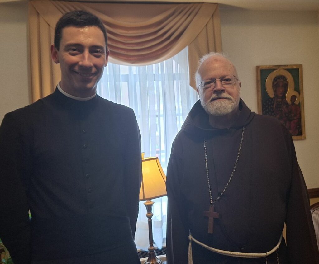 DFMA and Cardinal O'Malley in Boston during the USA mission