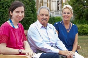 Tony and Janet Orlando were interviewed by Marie at the Shrine of Montligeon