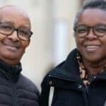 Martine et Séverin viennent à Montligeon confier leur petite fille - Pèlerinages du Ciel sanctuaire Notre-Dame de Montligeon 2024.