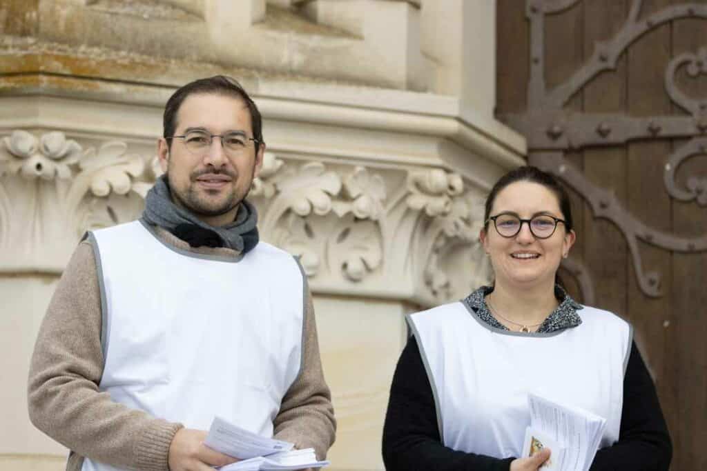 Alix et Frédéric aux pèlerinages du Ciel de Notre-Dame de Montligeon