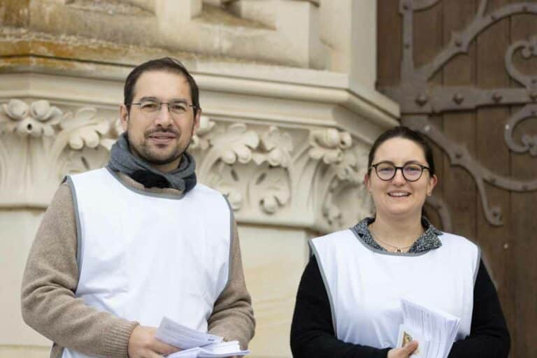 Alix et Frédéric aux pèlerinages du Ciel de Notre-Dame de Montligeon