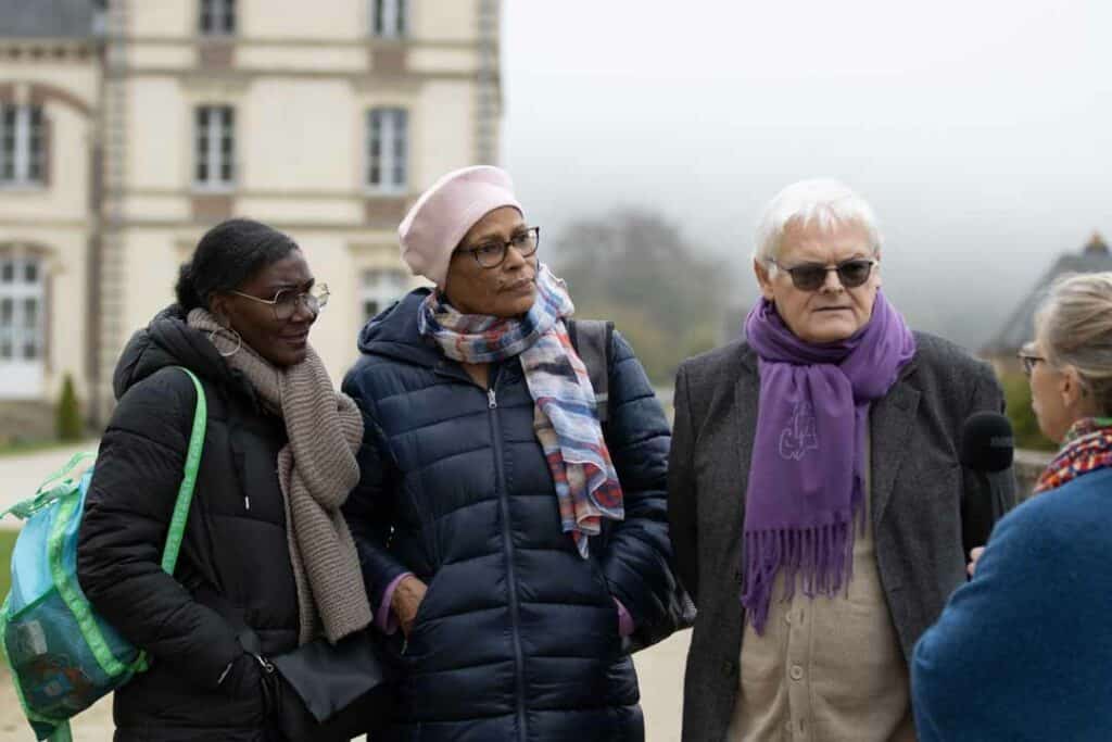 Gérard, Christine et Myriota aux pèlerinages du Ciel de Notre-Dame de Montligeon