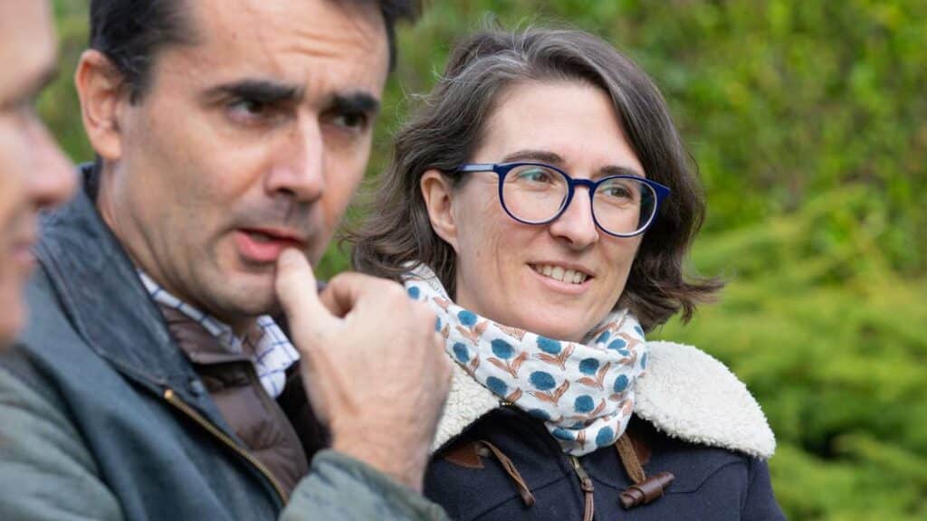 Gilles et Eléonore au sanctuaire Notre-Dame de Montligeon le 18 octobre 2025.