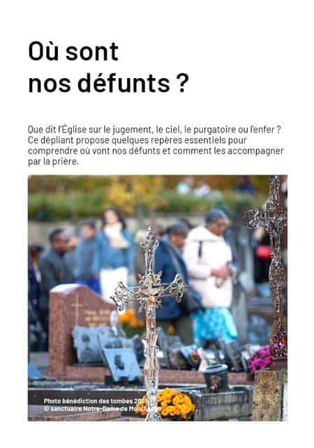 Où sont
nos défunts ?