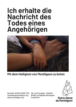 Ich erhalte die Nachricht des Todes eines Angehörigen