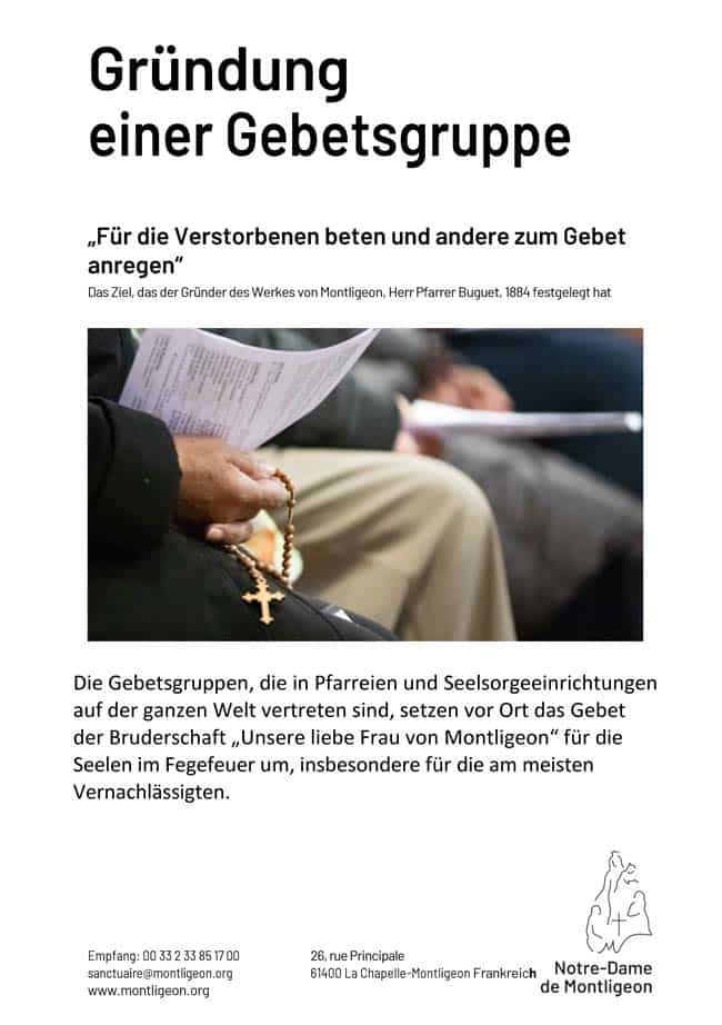 Gründung einer Gebetsgruppe