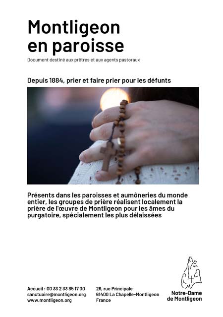 Montligeon en paroisse, présentation destinée aux prêtres et aux agents pastoraux.