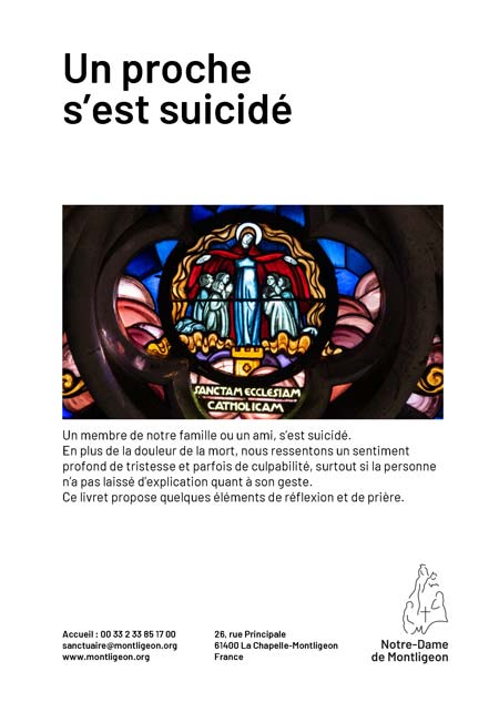 Un proche s'est suicidé