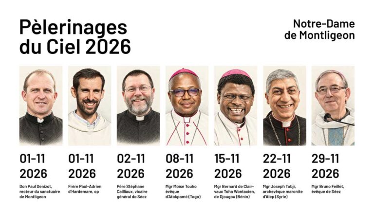 Les invités des pèlerinages du Ciel 2026